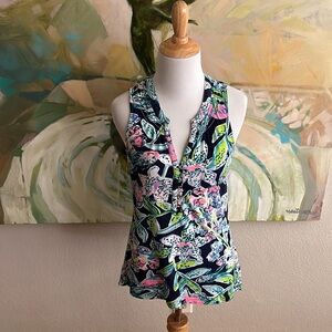 Lilly Pulitzer Essie Sleeveless Tank Top XS